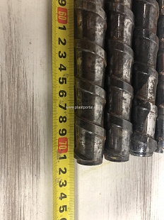 Шнек термопласта диаметр Шнек d25 L710 Ш-80 есть 5 шт