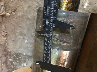 Материальный цилиндр d70 L1200 С-5 + шнек